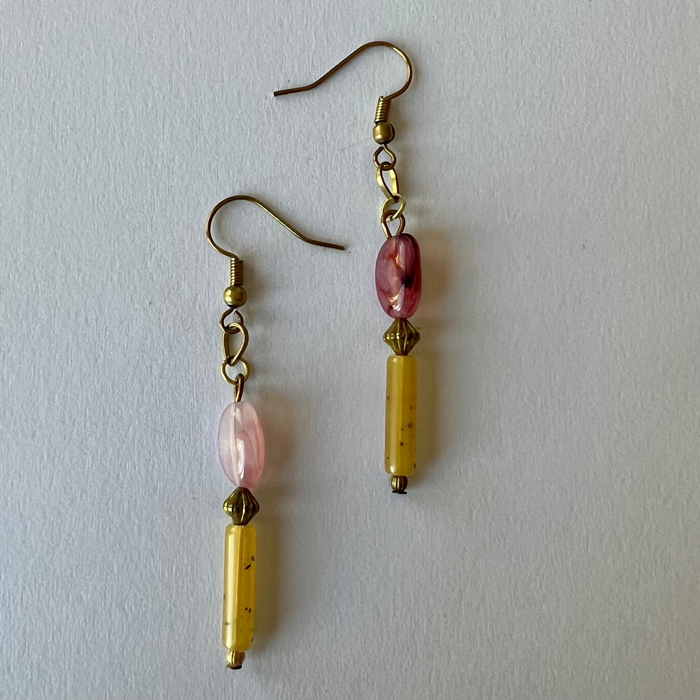 Vintage Cran Honey Dangle Earrings