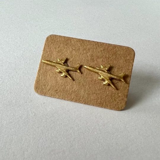 Airplane Stud Earrings