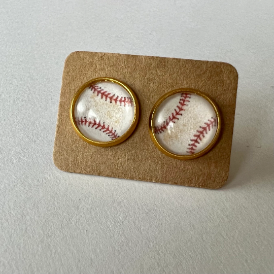 Custom Sports Ball Earrings