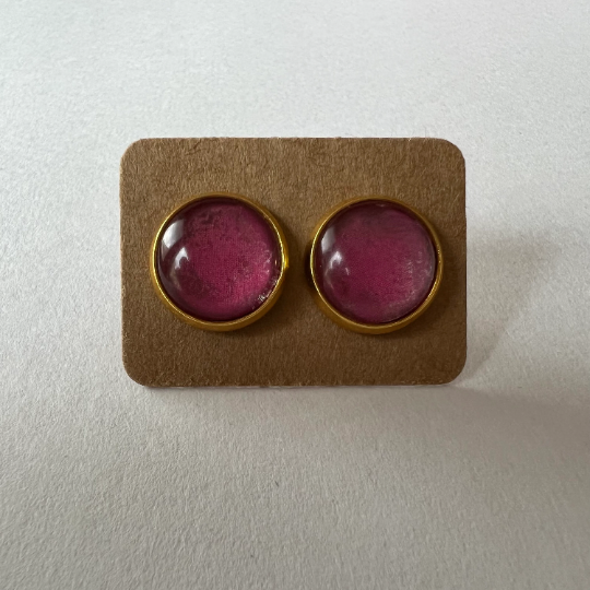 Classic Magenta Earrings