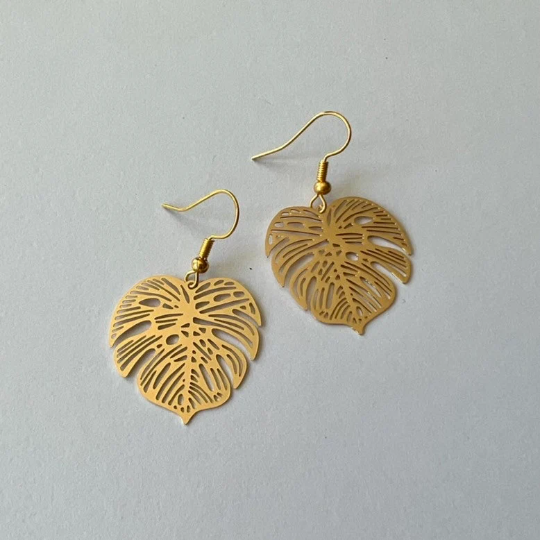 Monestera Earrings