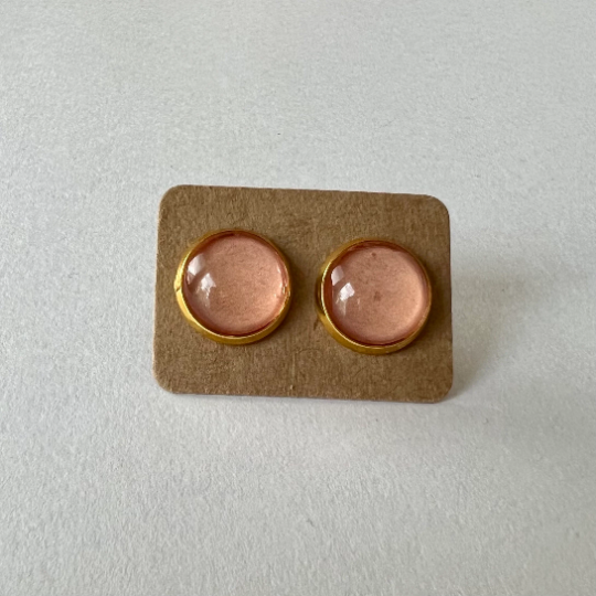 Classic Peach Earrings