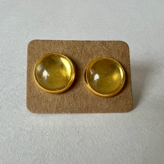 Reflection Gold Earrings