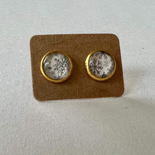 Sketch Snowflakes Earrings