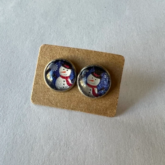 Snowman’s Land Snowman Earrings