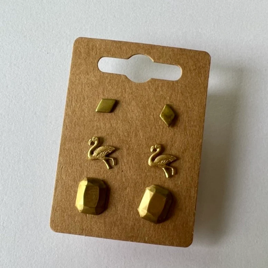 Vegas Stud Earrings 3-Pack