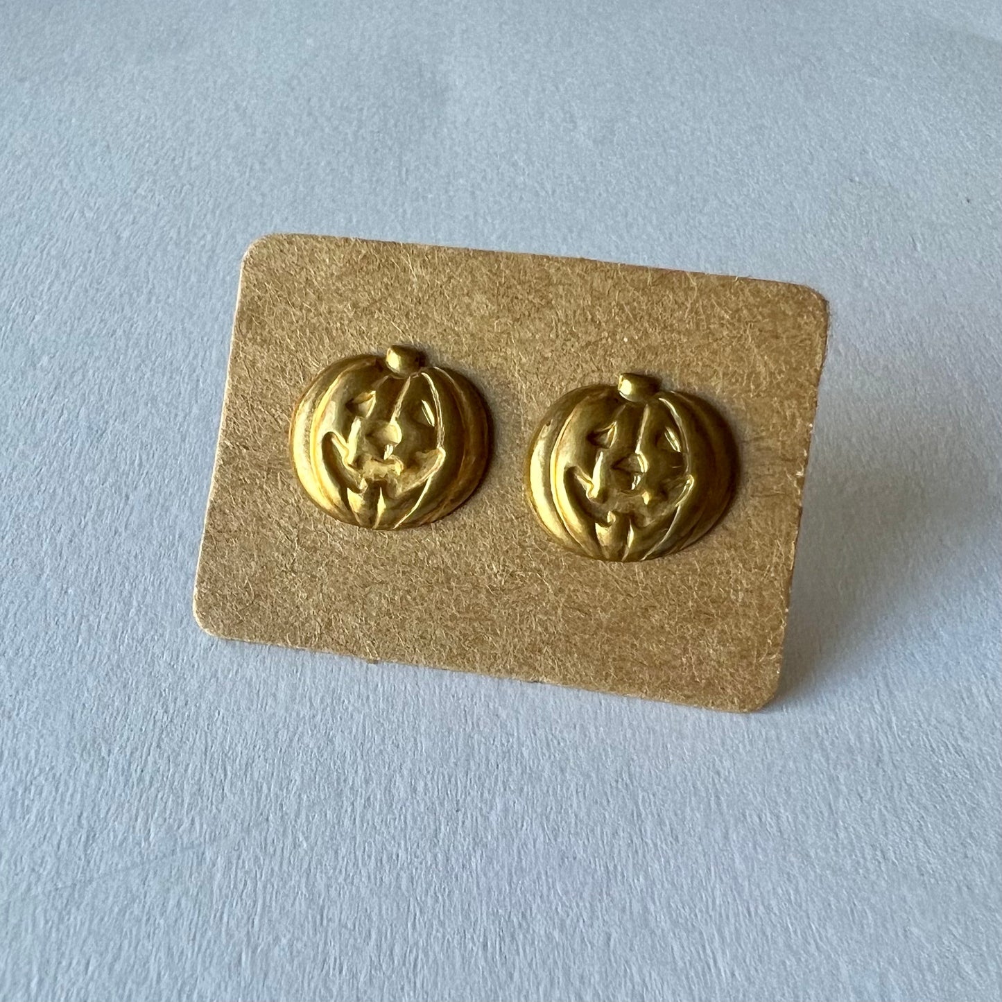 Jack-O-Lantern Stud Earrings