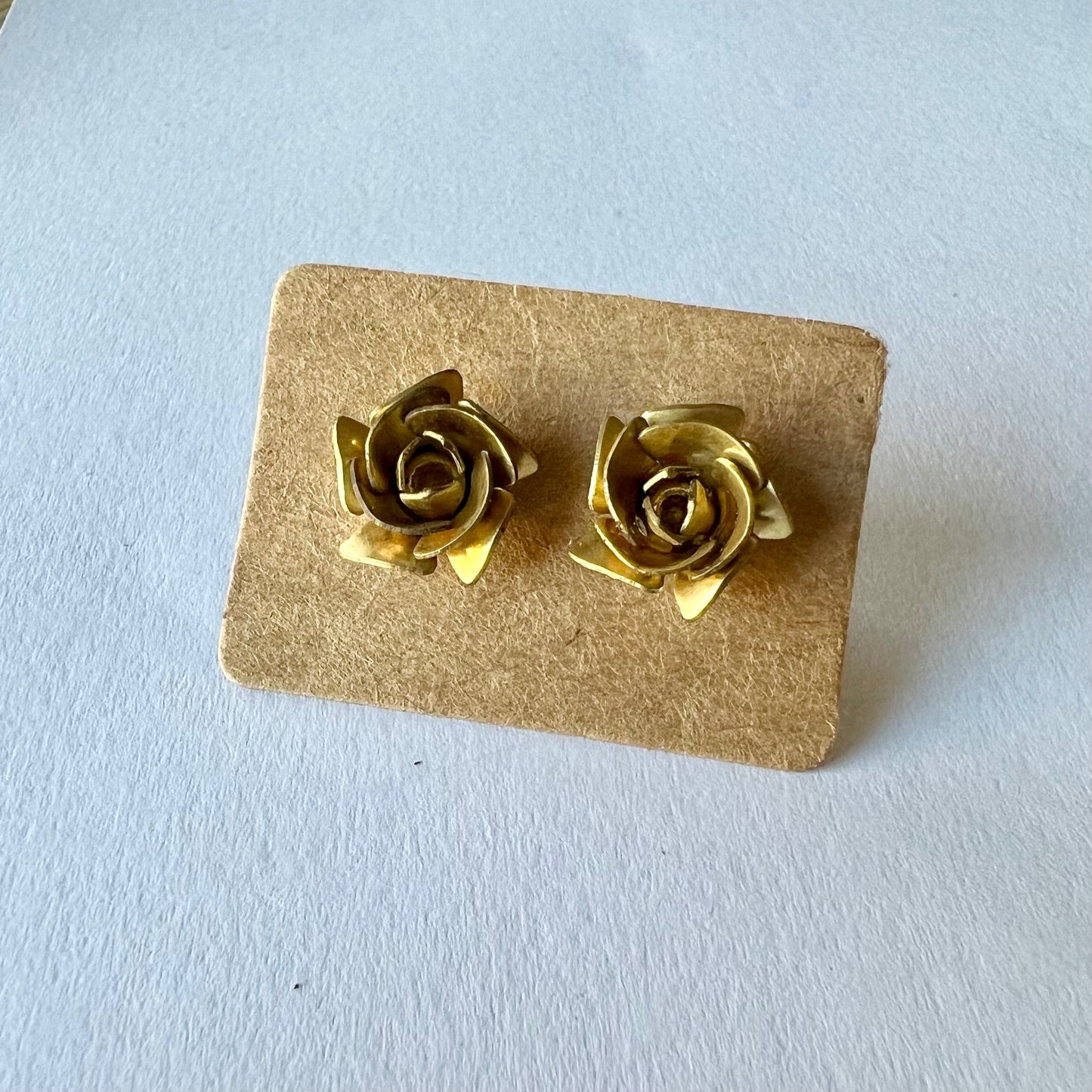 Vintage Rose Stud Earrings