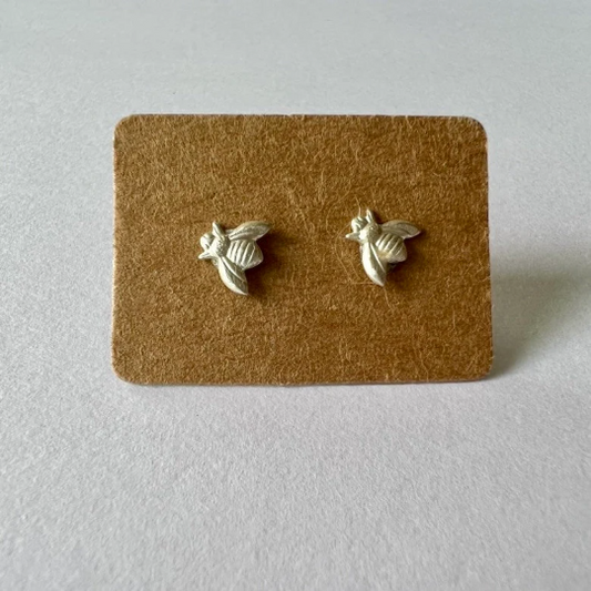 Micro Bee Stud Earrings