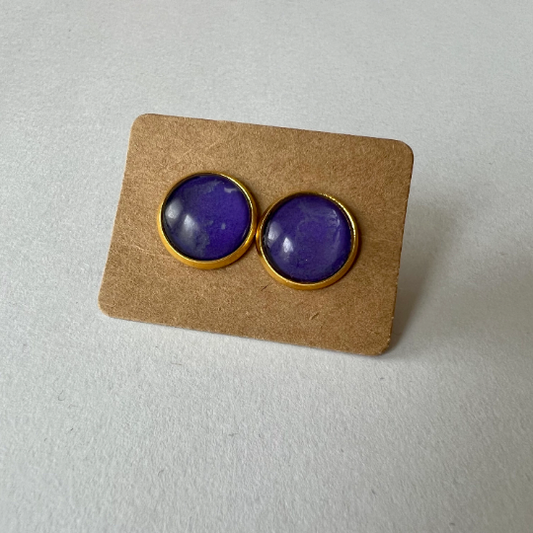 Classic Purple Earrings